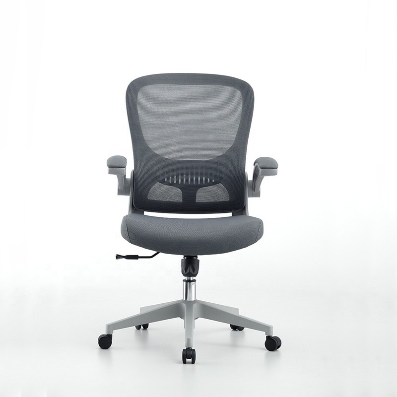 Adjustable Grey Mesh Swivel Executive Foam Ergonomic Office Chair for Home/Hotel/School