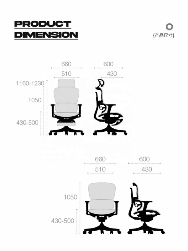 Executive Chair Full Mesh Office Chair for Modern Design Style Computer Executive Office