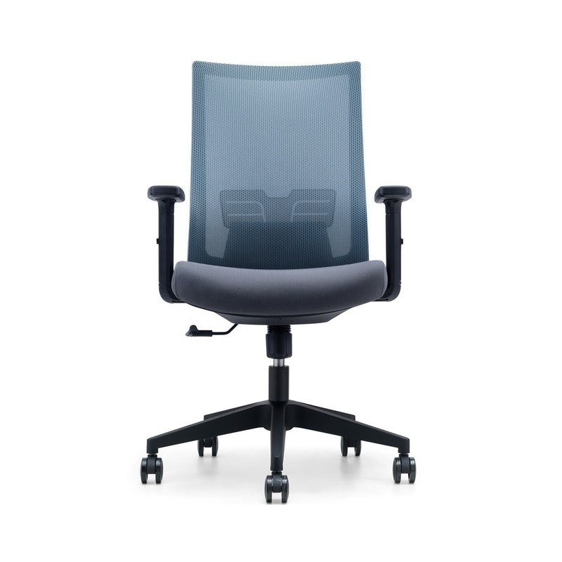 Stainless Steel Computer Desk Chair Mid Back Mesh Executive Office Chair For Office And School
