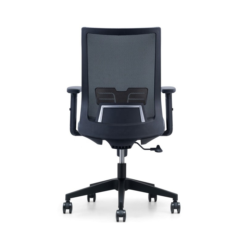 Stainless Steel Computer Desk Chair Mid Back Mesh Executive Office Chair For Office And School