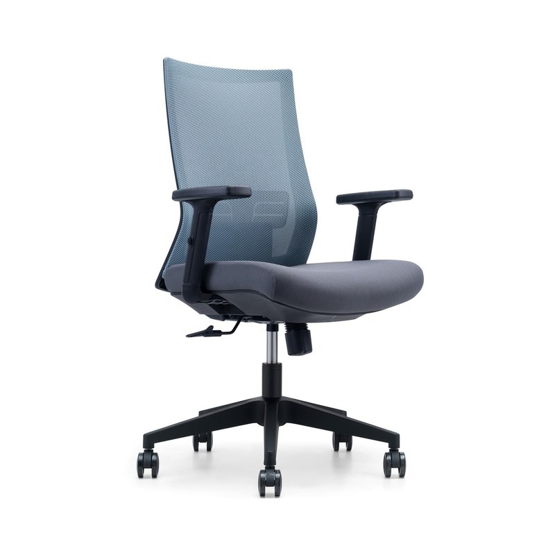 Stainless Steel Computer Desk Chair Mid Back Mesh Executive Office Chair For Office And School