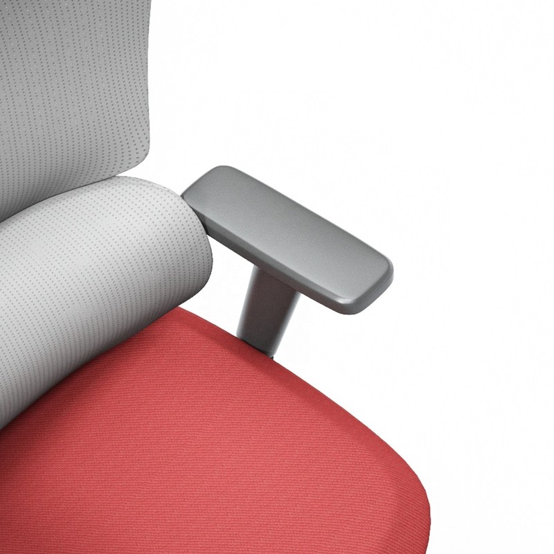 Work in Style Ergonomic Mesh Chair with Adjustable Footrest and Back Support in Black