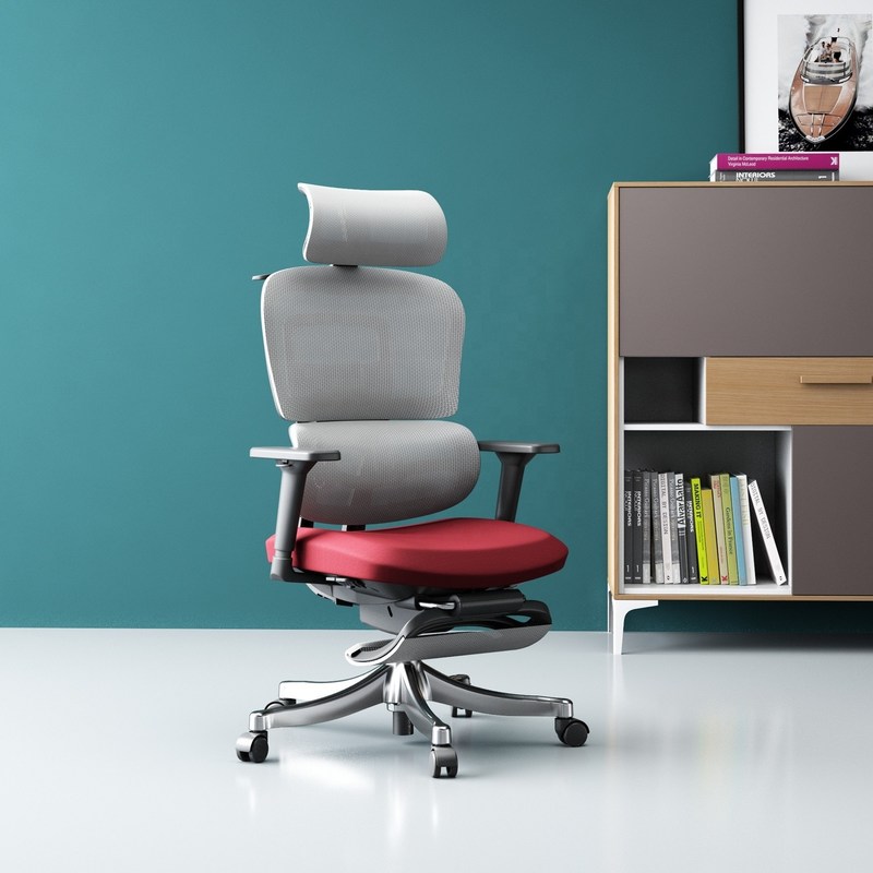 Metal Type Office Manager Chair Stainless Steel High Back Mesh Chair For Comfortable Office