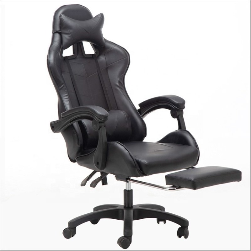 Metal Type Iron PU Leather Gaming Chair Adjustable Comfortable Gaming Chair