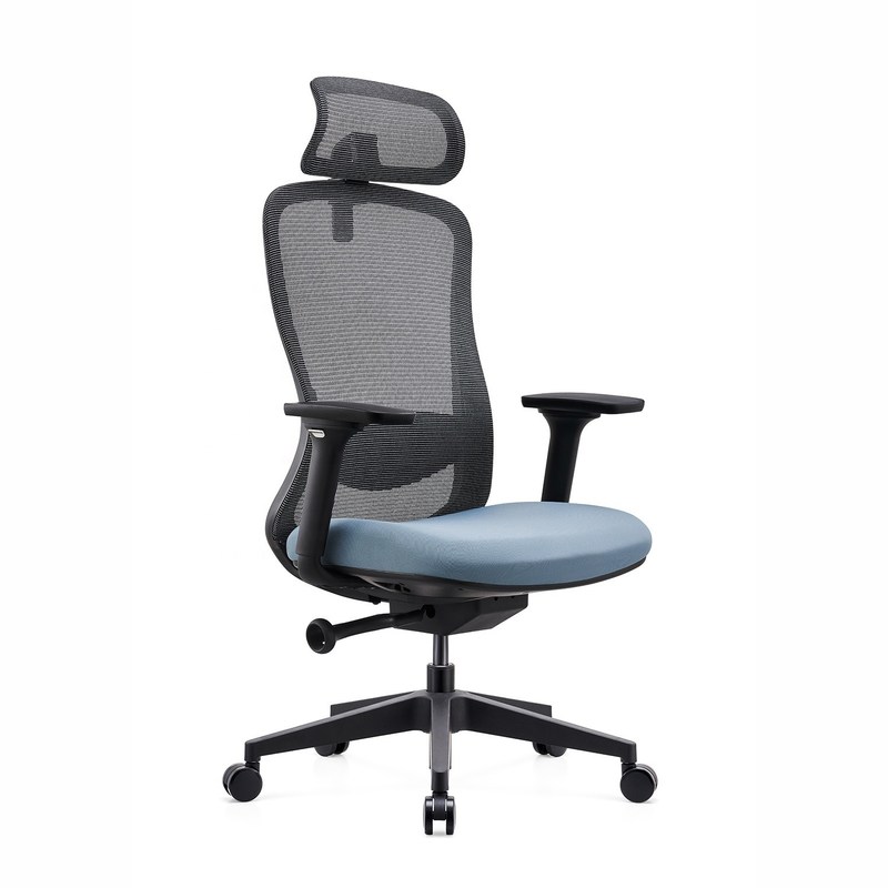 Adjustable height Office Manager Chair offers 360 Degrees swivel mesh and PU leather perfect for executive office seating needs