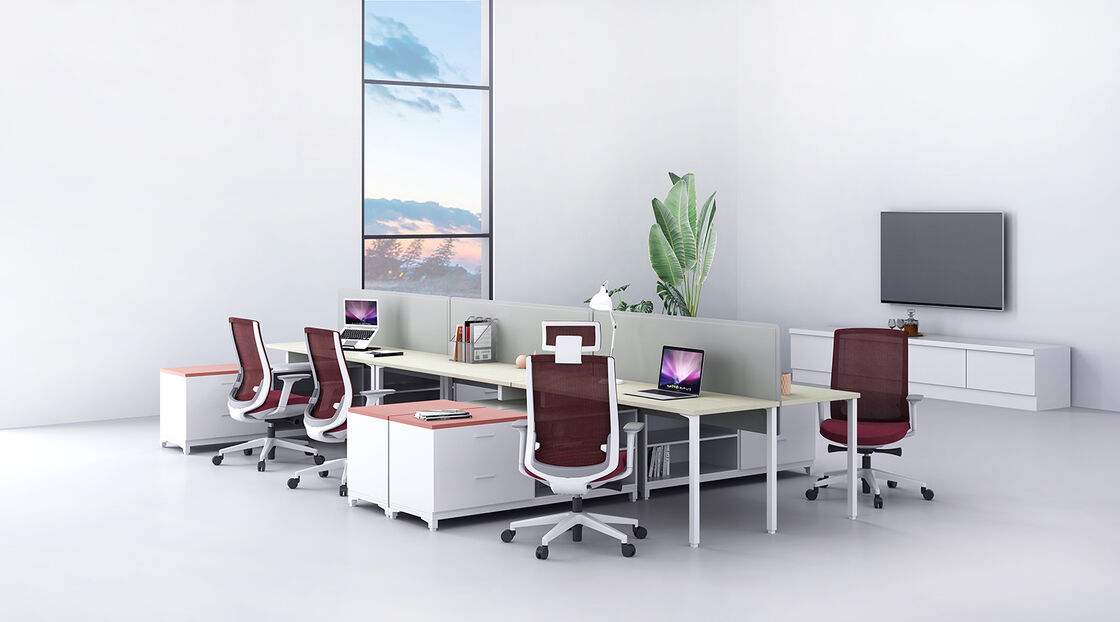 Ergonomic High Quality Executive Office Chair Durable Fabric Design Adjustable Armrest Multifunctional Mechanism Modern Style