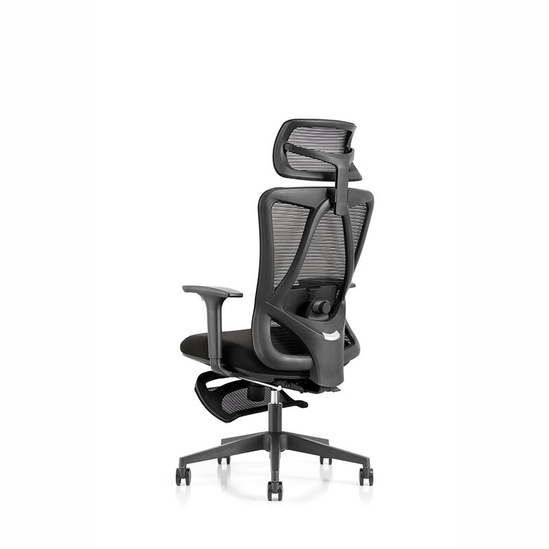 Free Sample High Back Ergonomic SH57 Height Adjustable Swivel Mesh Office Computer Chair With Headrest and Footrest FOSHAN