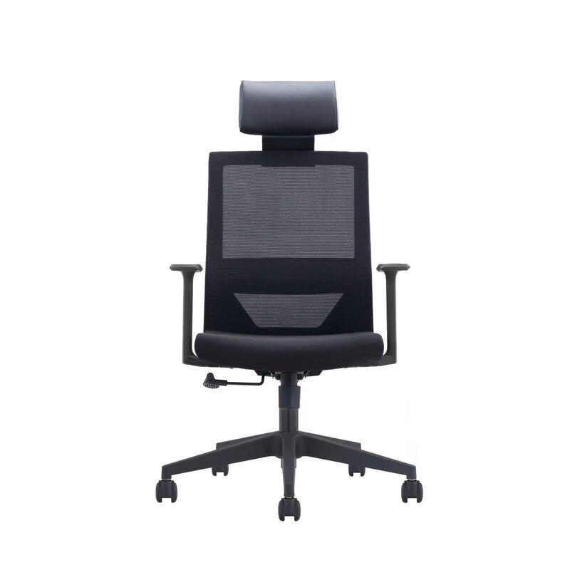 Ergonomic High Quality Executive Office Chair Durable Fabric Design Adjustable Armrest Multifunctional Mechanism Modern Style
