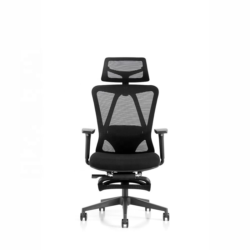 Free Sample High Back Ergonomic 57 Height Adjustable Mesh Office Chair With Headrest & Footrest FOSHAN Executive Computer Chair