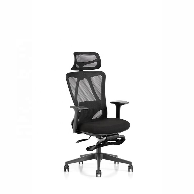 Free Sample High Back Ergonomic 57 Height Adjustable Mesh Office Chair With Headrest & Footrest FOSHAN Executive Computer Chair