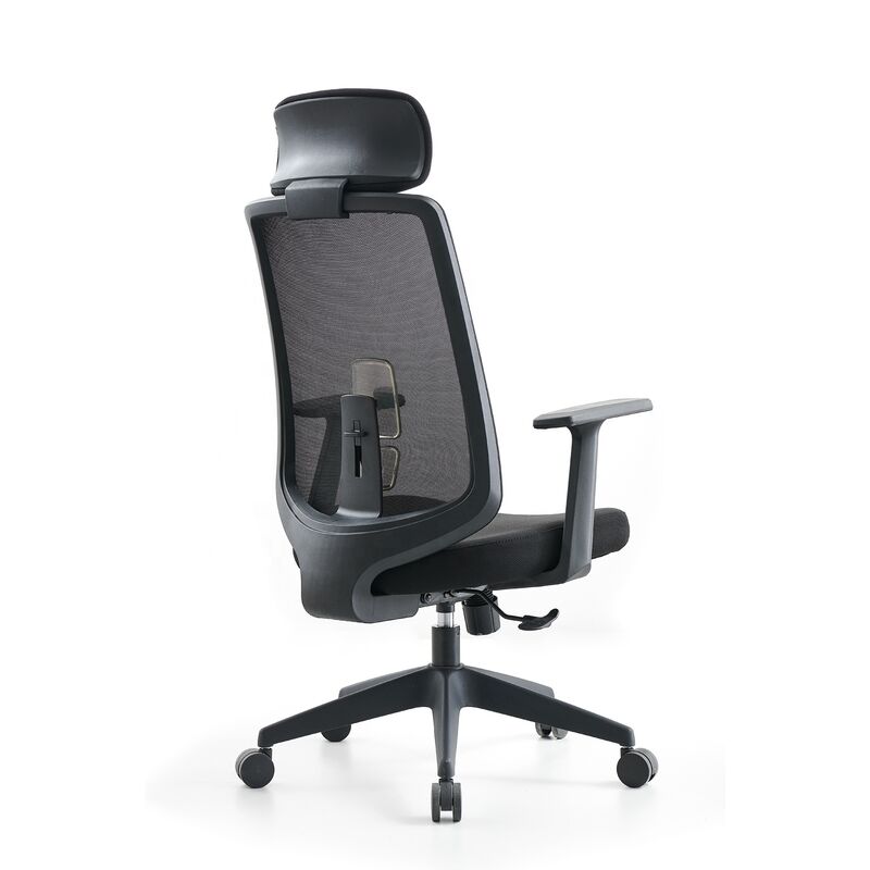 FOSHAN High Back Swivel Mesh Chair Ergonomic Executive High Back Office Chair with Footrest Luxury Office Manager Chair Free