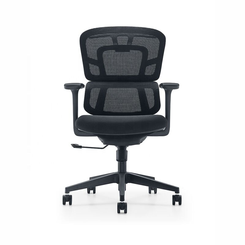 Mid Back Mesh Office Ergonomic Chair Office Furniture Modern Swivel Revolving Computer Chair Adjustable Double Back Free Sample