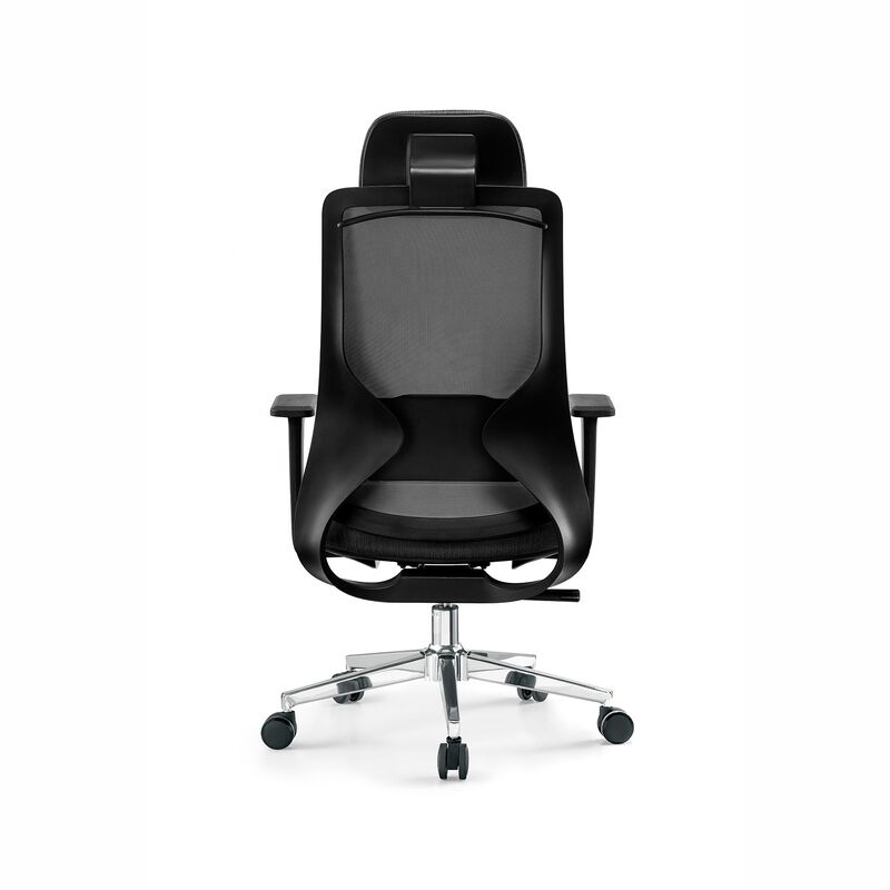 Luxury Adjustable Executive Office Chair Ergonomic Swivel Work Computer Mesh Fabric Antique Foam Design With Metal Aluminum