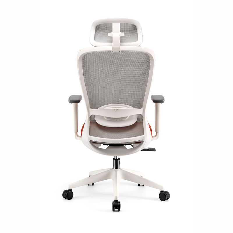 Luxury Office Revolving Executive Chair 2D Armrest Adjustable White Back Comfortable Chair Cushion Ergonomic Mesh Office Chair
