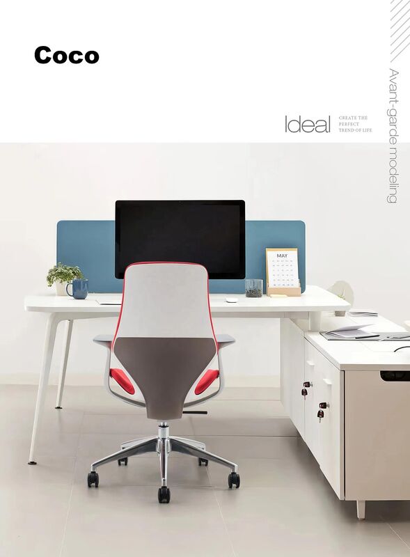 Wholesale Latest Design High-end Home PU Leather Cover Office Chair Furniture Sale Luxury Plastic Meeting Swivel Office Chair