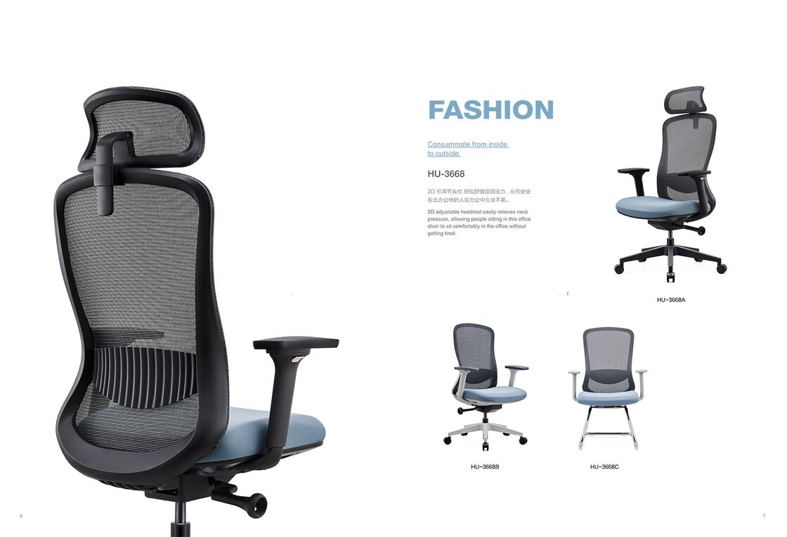 Foshan Luxury Office Revolving Executive Chair 4D Armrest Adjustable Back Comfortable Chair Cushion Ergonomic Mesh Office Chair