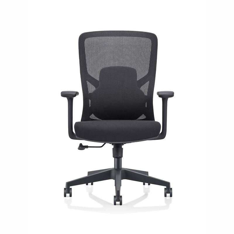 Mid Back Office Chair Ergonomic Black Sillas Ergonomic De Oficina With Lumbar Support Office Chair Luxury Mesh Staff Chair China