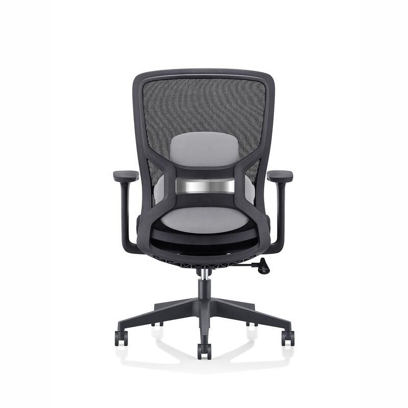 Mid Back Office Chair Ergonomic Black Sillas Ergonomic De Oficina With Lumbar Support Office Chair Luxury Mesh Staff Chair China