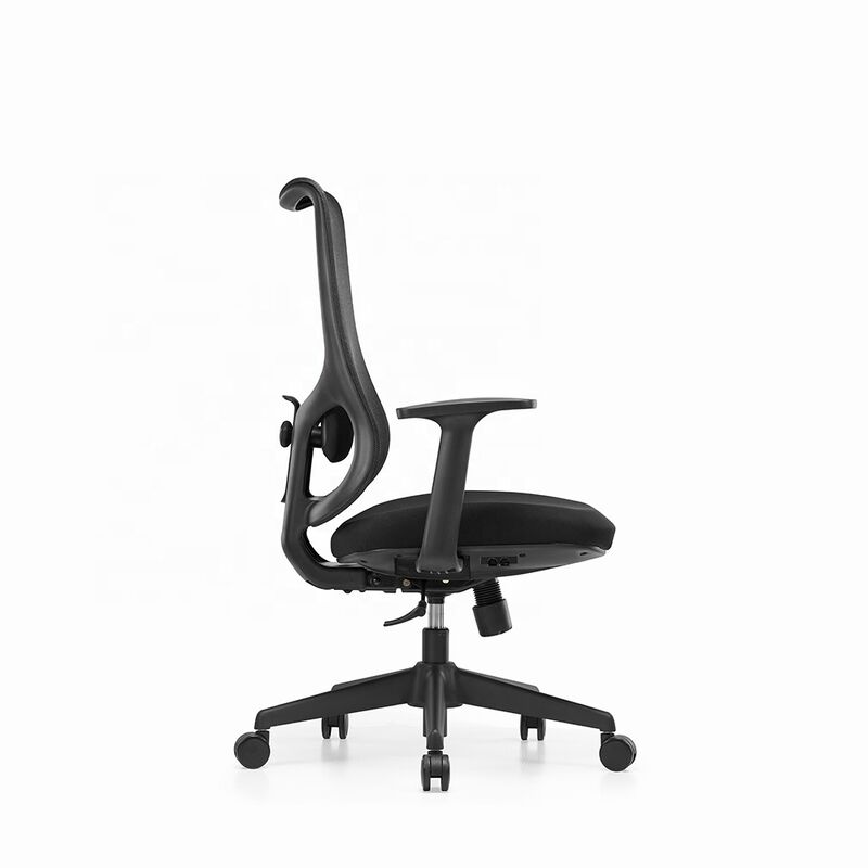 New Design Factory Wholesale Mid Back Soft Lumbar Support Pillow Luxury Ergonomic Office Staff Chair Mesh Computer Chair
