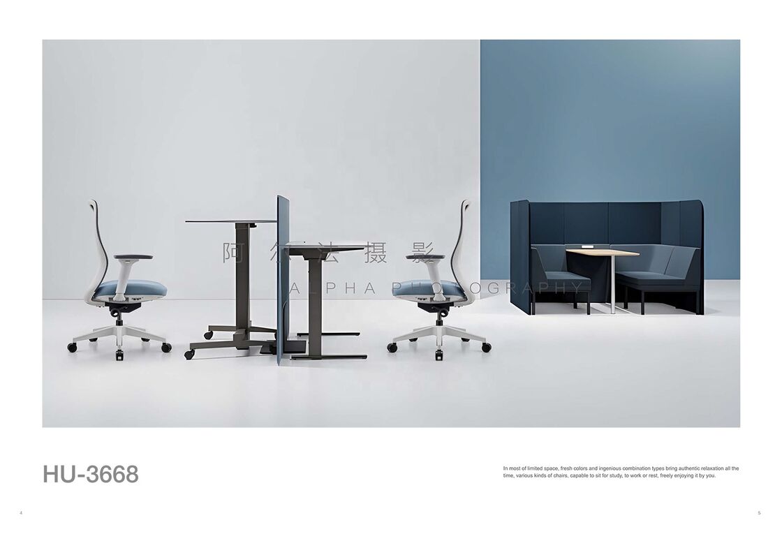 Swivel High Back Staff Mesh Office Chair For Staff And Manager Ergonomic 4D