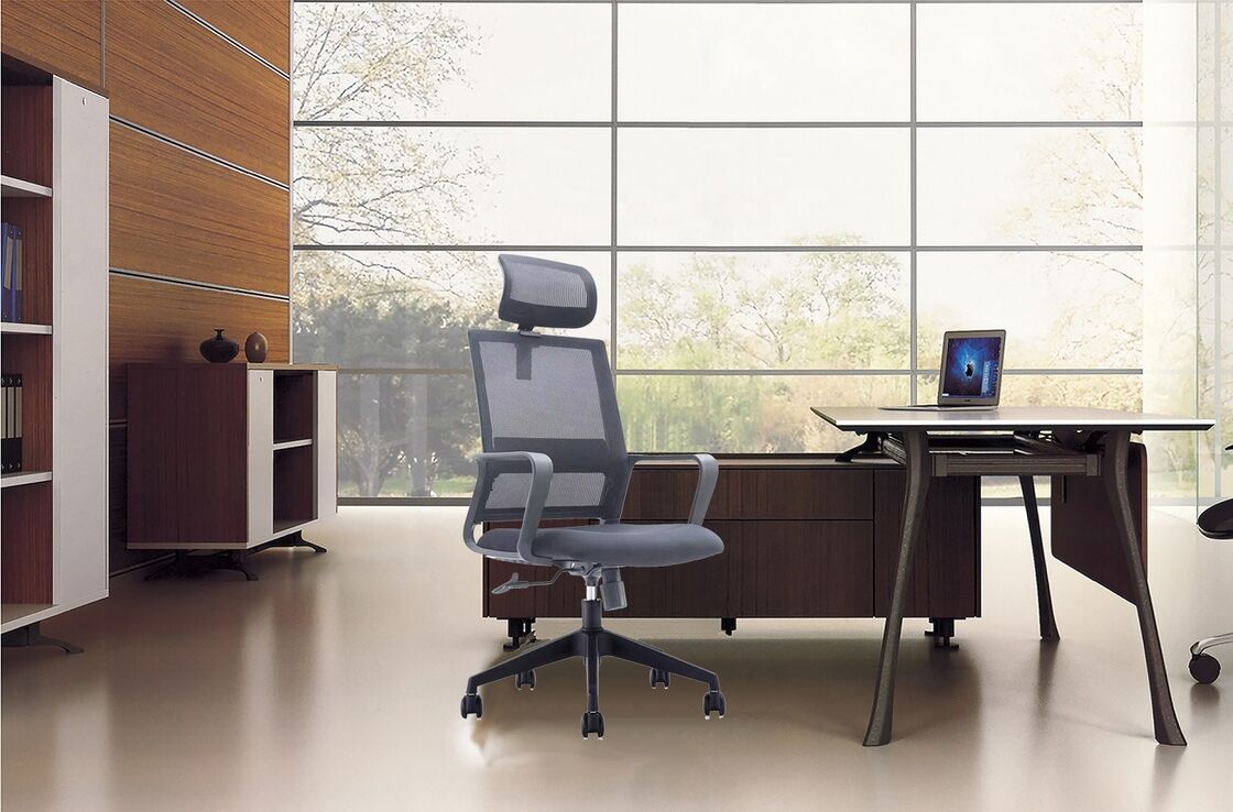 Luxury Comfortable Executive Swivel Wheels Fabric Mesh Furniture Black Revolving Ergonomic Office Chair Furniture for Sale