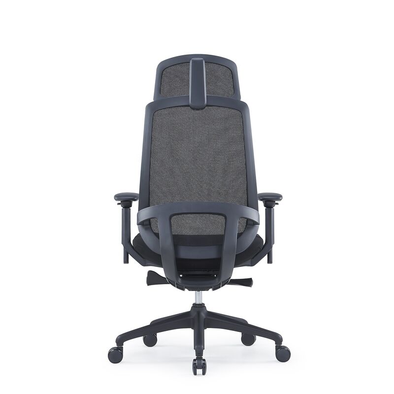 OEM Accepted High Back Ergonomic Computer Chair 4D Adjustable Luxury Mesh Swivel Executive Manager Office Chair With Headrest