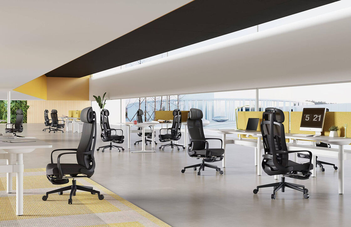 Foshan Modern Office Furniture Comfortable Armrest Adjustable Swivel Mesh Executive Ergonomic Office Chair With Lumbar Support