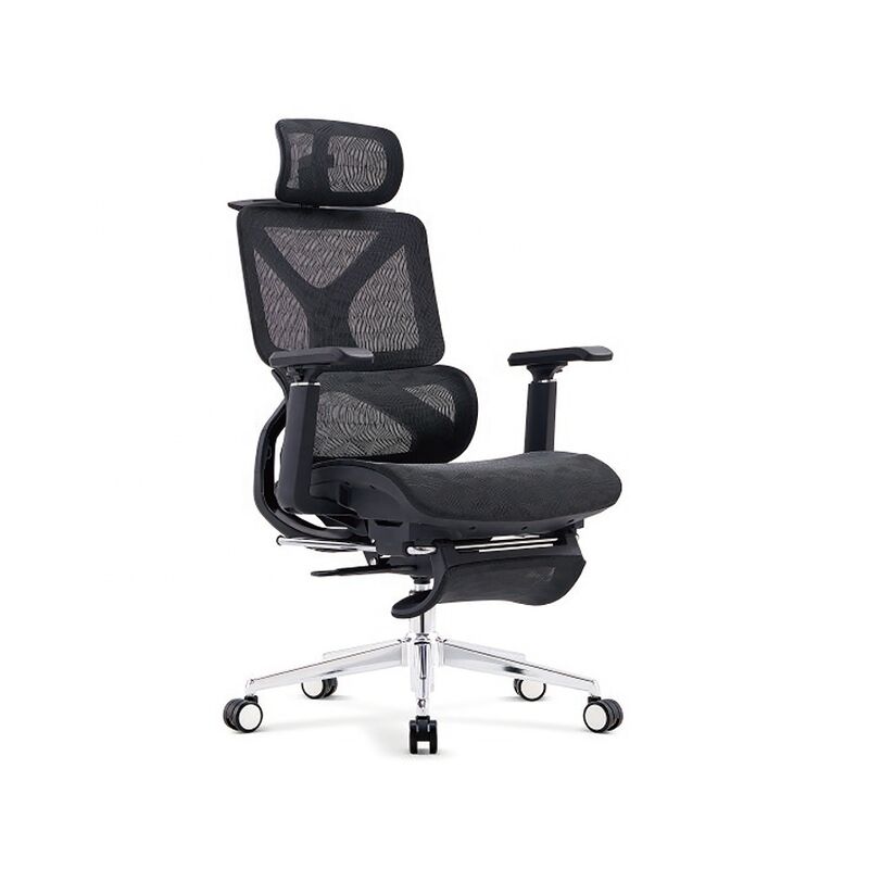Luxury Sillas De Oficina Headrest Executive Swivel Ergonomic Office Chairs High Back Full Mesh Black Computer Chair 3D Armrest