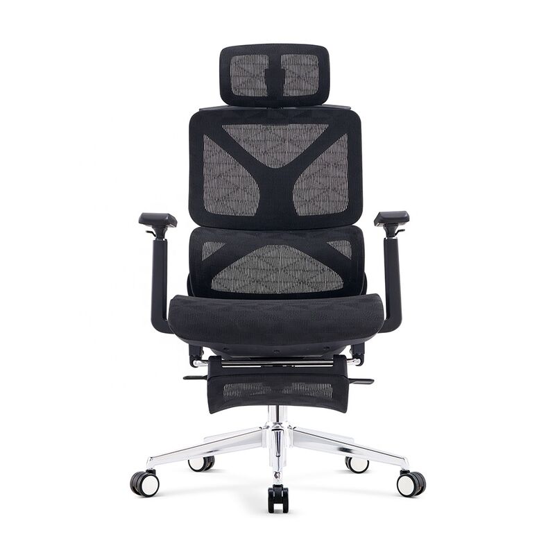 Luxury Sillas De Oficina Headrest Executive Swivel Ergonomic Office Chairs High Back Full Mesh Black Computer Chair 3D Armrest