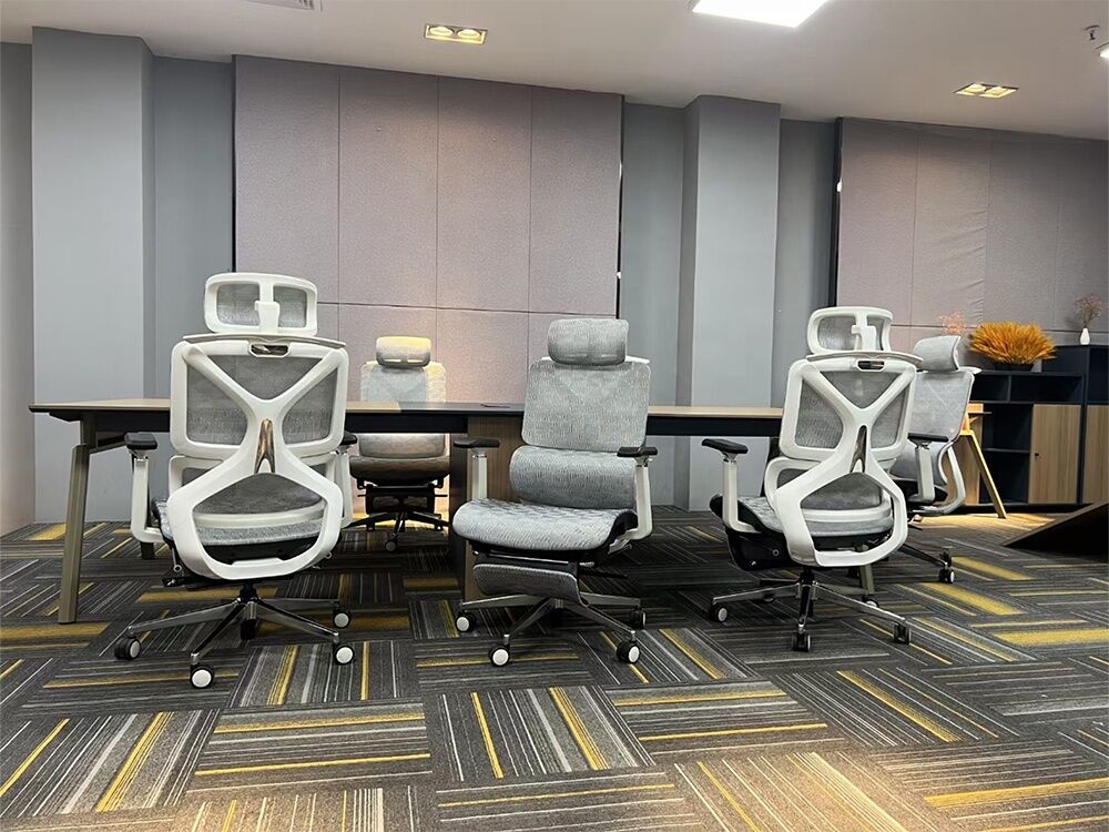 Luxury Sillas De Oficina Headrest Executive Swivel Ergonomic Office Chairs High Back Full Mesh Black Computer Chair 3D Armrest