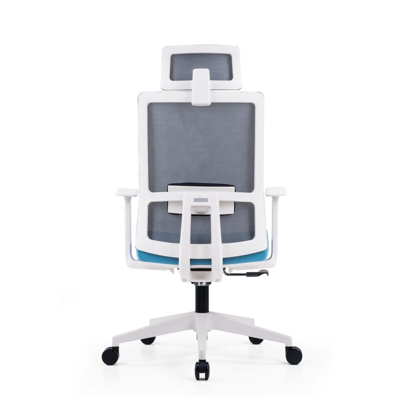 FOSHAN Manufacturer Height Adjustable Manager Computer Executive White Mesh Ergonomic Office Chair Cadeira De Escritorio Gerente