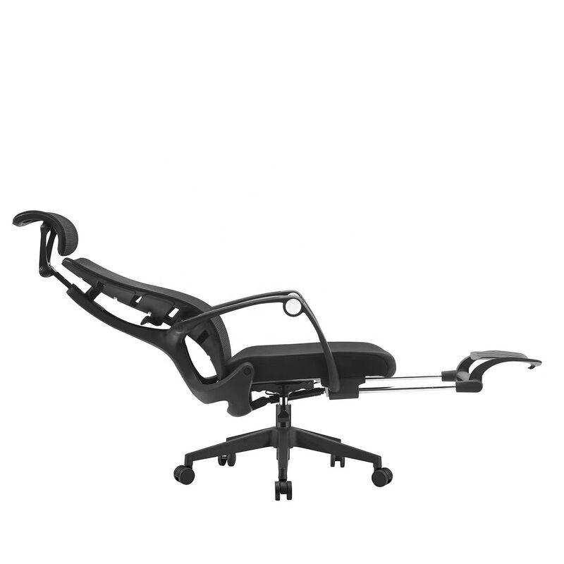 Foshan Cheap Black Fabric Office Staff Chair Guest Computer Desk Chair Mesh Executive Ergonomic Office Lifting Chair Free Sample
