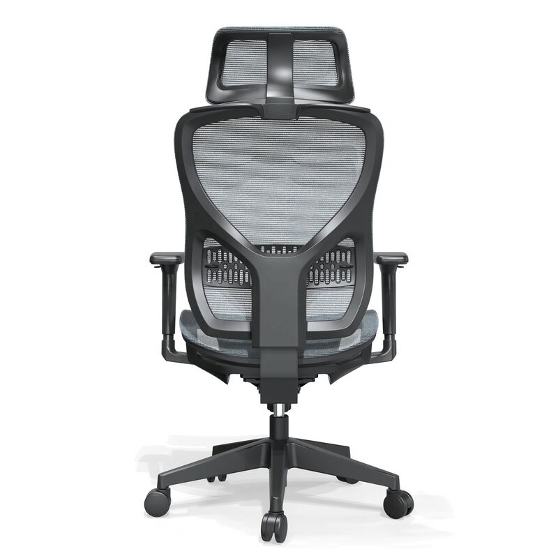 High-back up and Down Adjustable Modern Luxury Executive Ergonomic Swivel Full Mesh Office Computer Desk Chair With Coat Hanger