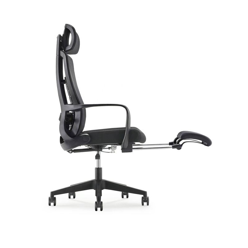 Modern Office Furniture Comfortable Armrest Adjustable Footrest Swivel Mesh Executive Ergonomic Office Chair With Lumbar Support