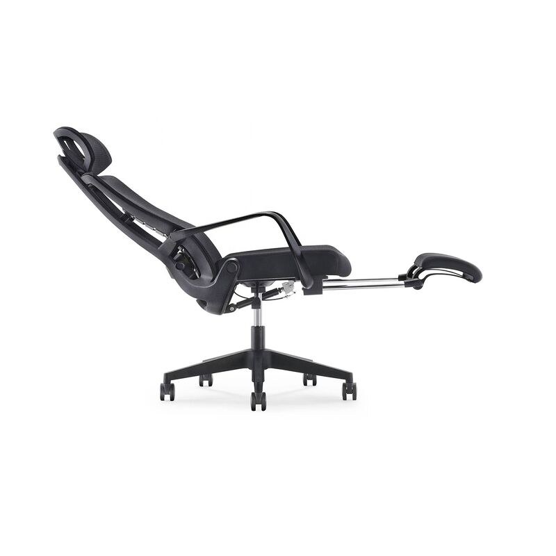 Wholesale Cheap Modern and High Quality High Back Fabric Swivel Home Manager Mesh Executive Office Ergonomic Chair With Footrest