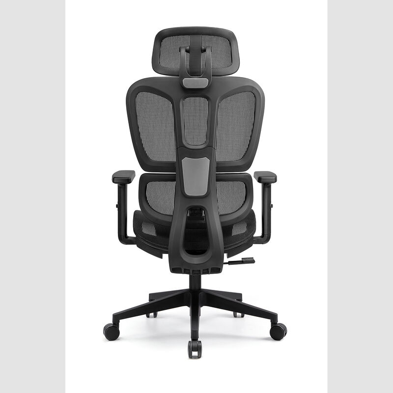 Эргономичное офисное кресло для руководителя с регулируемой поясничной поддержкой, дышащей сетчатой спинкой и удобным сиденьем для длительной работы