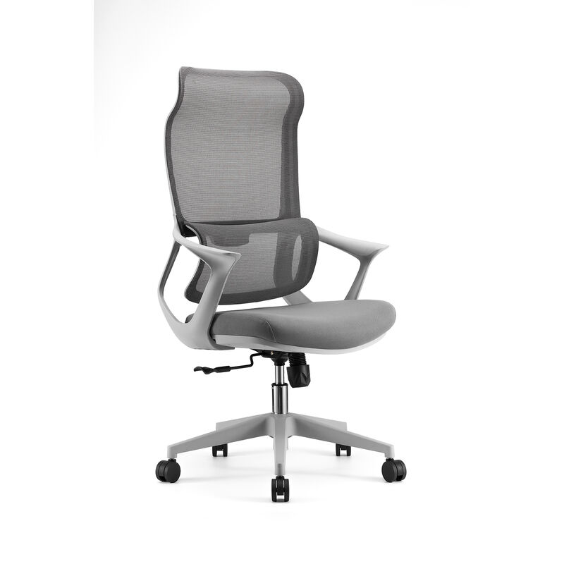 Регулируемый высотой компьютерный стул с эргономичным дизайном, вращающейся базой и прочными материалами PP для комфорта офиса