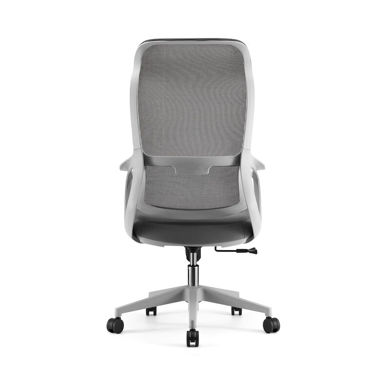 Регулируемый высотой компьютерный стул с эргономичным дизайном, вращающейся базой и прочными материалами PP для комфорта офиса