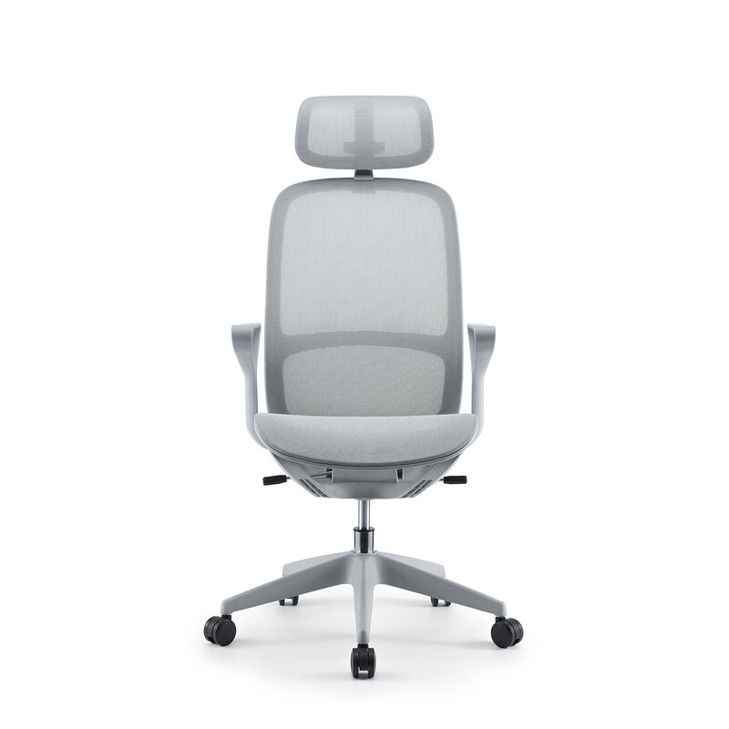 Ergonomischer Büro-Exekutivstuhl mit atmungsaktivem Rücken, verstellbarer Lendenstütze und gepolstertem Sitz für lange Arbeitszeiten