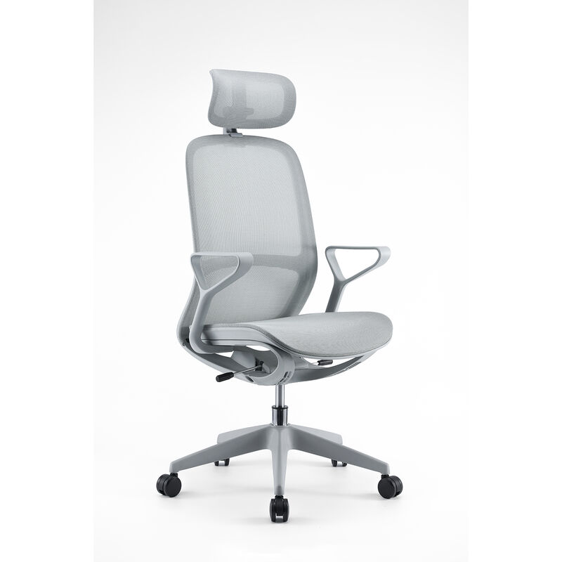 Ergonomischer Büro-Exekutivstuhl mit atmungsaktivem Rücken, verstellbarer Lendenstütze und gepolstertem Sitz für lange Arbeitszeiten