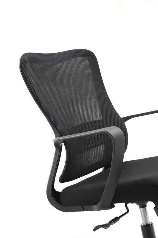 Chaise de bureau ergonomique en maille avec dossier en maille respirante, hauteur d'assise réglable et fonction pivotante pour les environnements de bureau