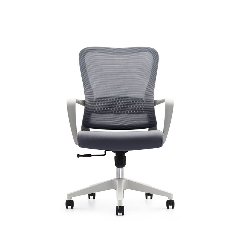 Chaise de bureau ergonomique en maille avec dossier en maille respirante, hauteur d'assise réglable et fonction pivotante pour les environnements de bureau