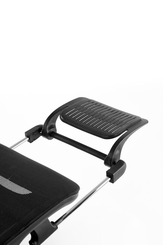 Ergonomischer Büro-Exekutivstuhl Heben Ausgestattet mit Lendenunterstützung Einstellbare Sitzhöhe und glatte Rollräder für das Büro mit Fußstütze Mittagspause