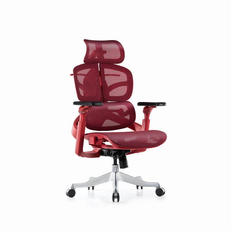 Эргономический компьютерный стул с резьбой и устойчивым каркасом для длительной службы