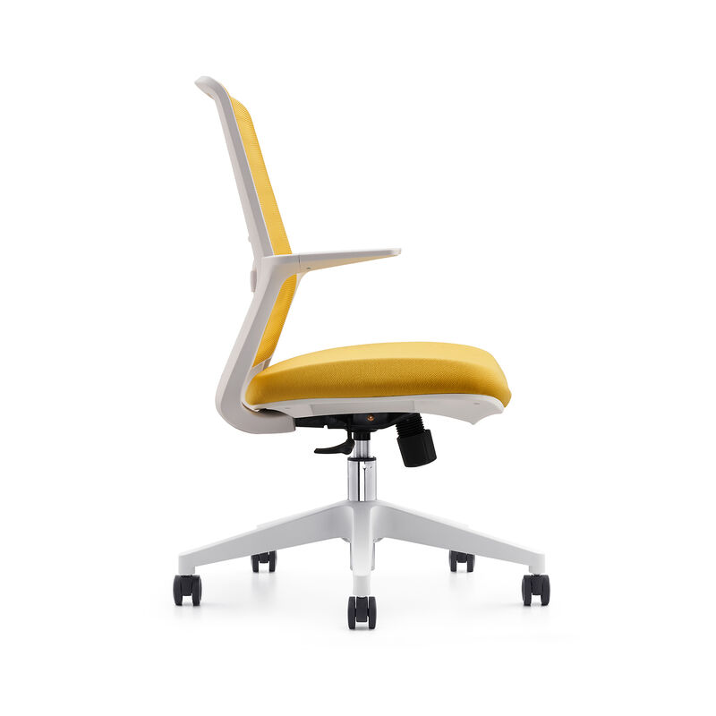 M-389B Ergonomic Mesh Back Task Chair with Breathable PU Sponge Seat Cushion Mesh Back Adjustable Seat Height and Swivel Functionality for Office Settings
