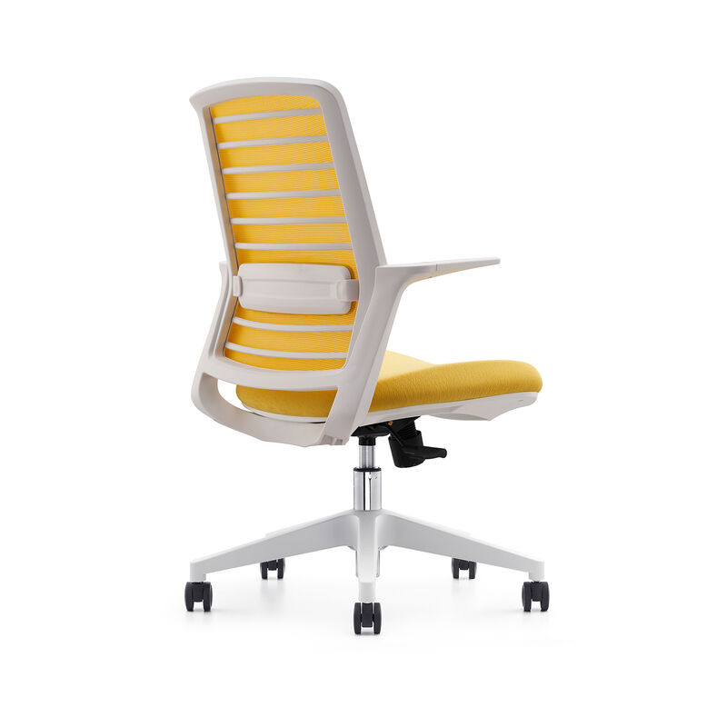 M-389B Ergonomic Mesh Back Task Chair with Breathable PU Sponge Seat Cushion Mesh Back Adjustable Seat Height and Swivel Functionality for Office Settings
