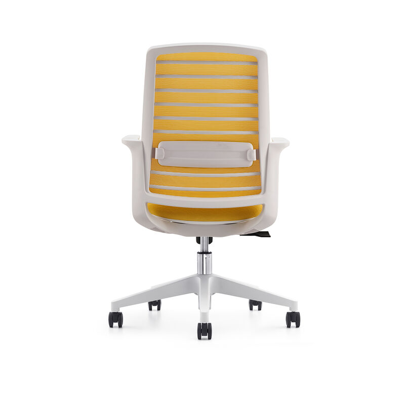 M-389B Ergonomic Mesh Back Task Chair with Breathable PU Sponge Seat Cushion Mesh Back Adjustable Seat Height and Swivel Functionality for Office Settings