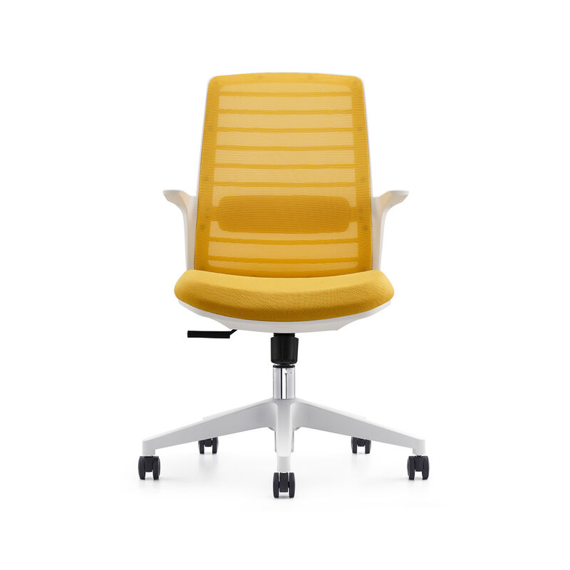 M-389B Ergonomic Mesh Back Task Chair with Breathable PU Sponge Seat Cushion Mesh Back Adjustable Seat Height and Swivel Functionality for Office Settings
