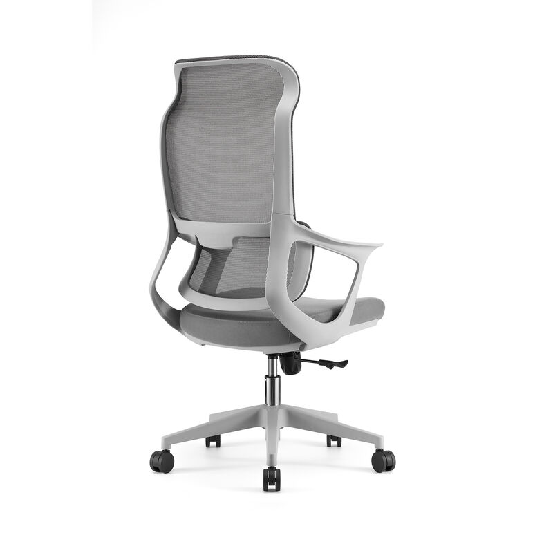 Chaise de bureau d'ordinateur à hauteur réglable avec base pivotante au design ergonomique et matériaux PP durables pour le confort au bureau