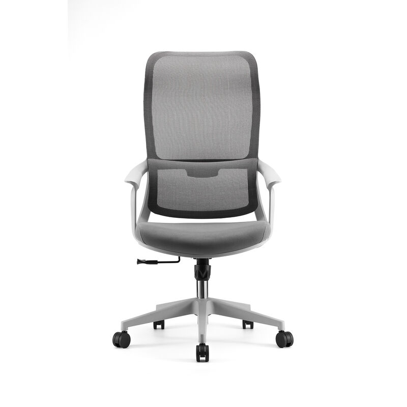 Chaise de bureau d'ordinateur à hauteur réglable avec base pivotante au design ergonomique et matériaux PP durables pour le confort au bureau